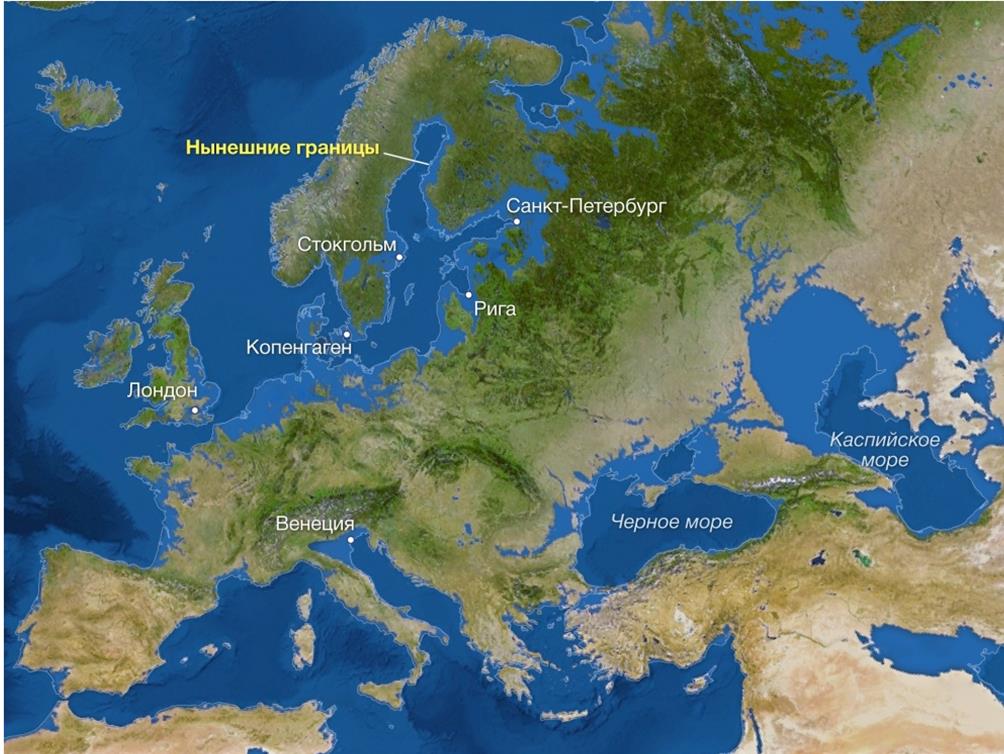 Как будет выглядеть карта мира после таяния ледников